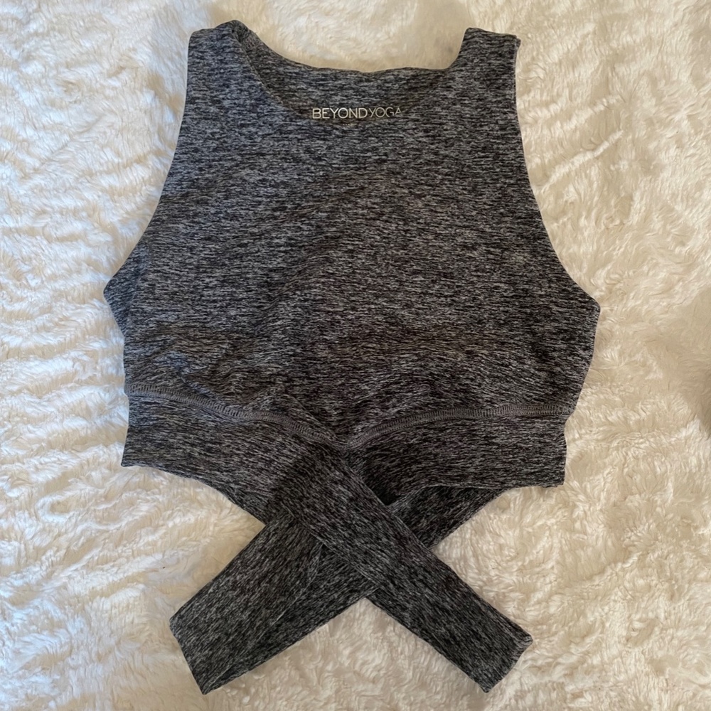 Beyond Yoga Spacedye That's A Wrap Crop Tank Bra